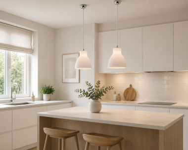 Nowoczesna szklana lampa wisząca opal mat stożek mała LINDOS 3412