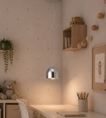 Nowoczesna lampa wisząca chrom klasyczna KOLORADO 3155