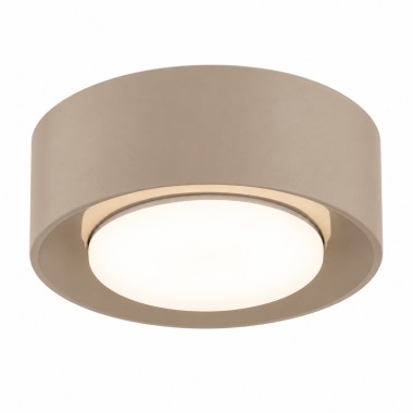 Plafon mały okrągły natynkowy taupe ELORA 11 cm 9044