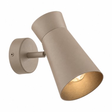 Kinkiet regulowany stożkowy reflektor taupe LORD 9049