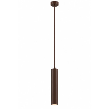Lampa wisząca tuba wąska minimalistyczna brązowa GOMERA NEW 9070