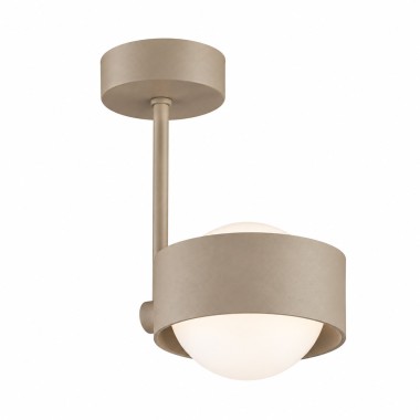 Lampa sufitowa kula w obręczy regulowana IP44 taupe MASSIMO PLUS 9080