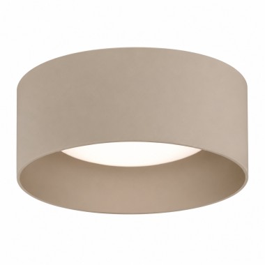 Plafon okrągły minimalistyczny pierścień taupe MOHITO 35 cm 7316