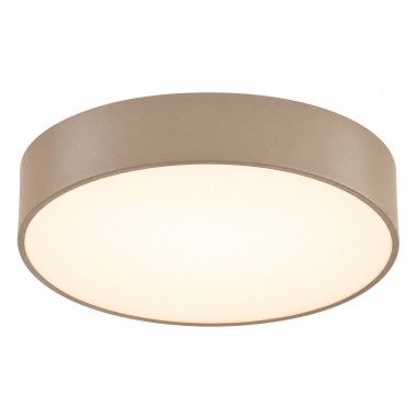 Plafon okrągły płaski minimalistyczny taupe DARLING 25 cm 7328