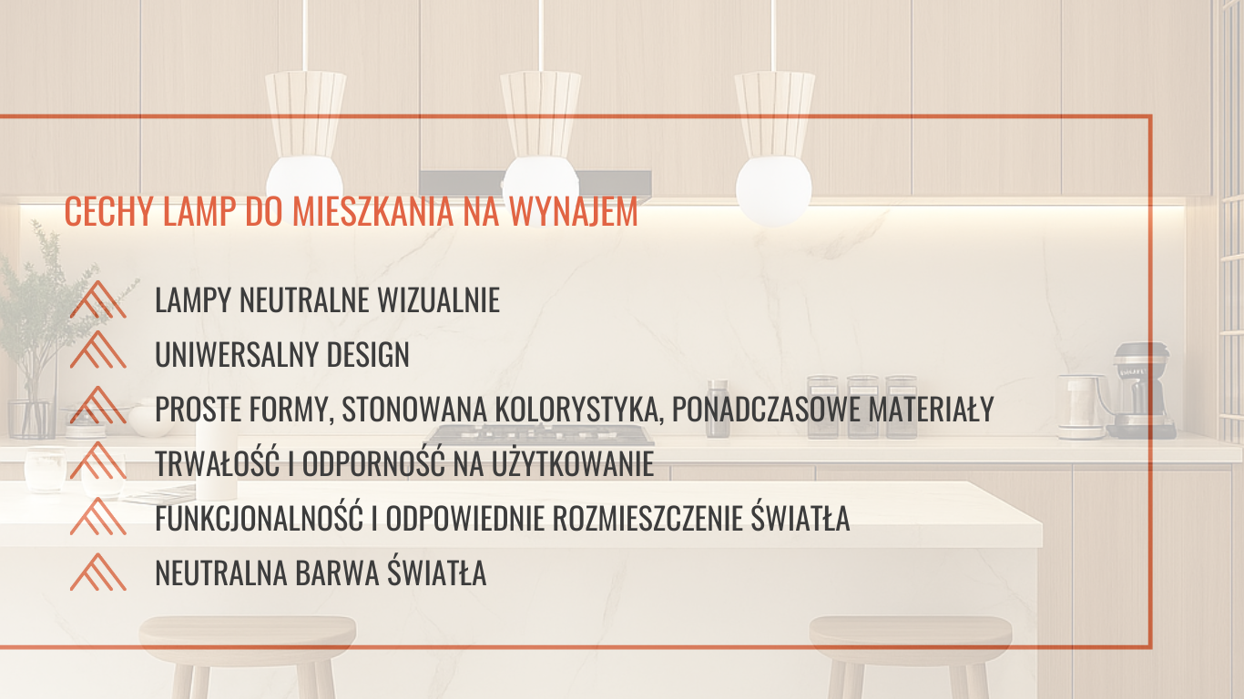 lampy do mieszkania na wynajem