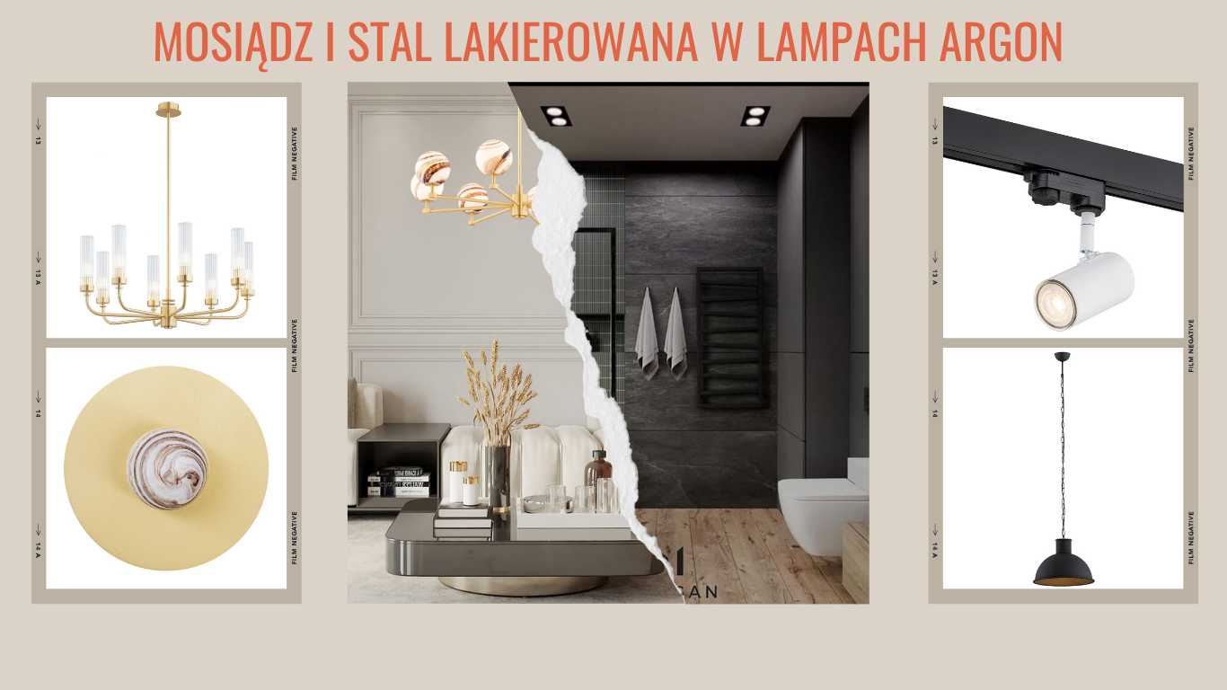lampy z metalu