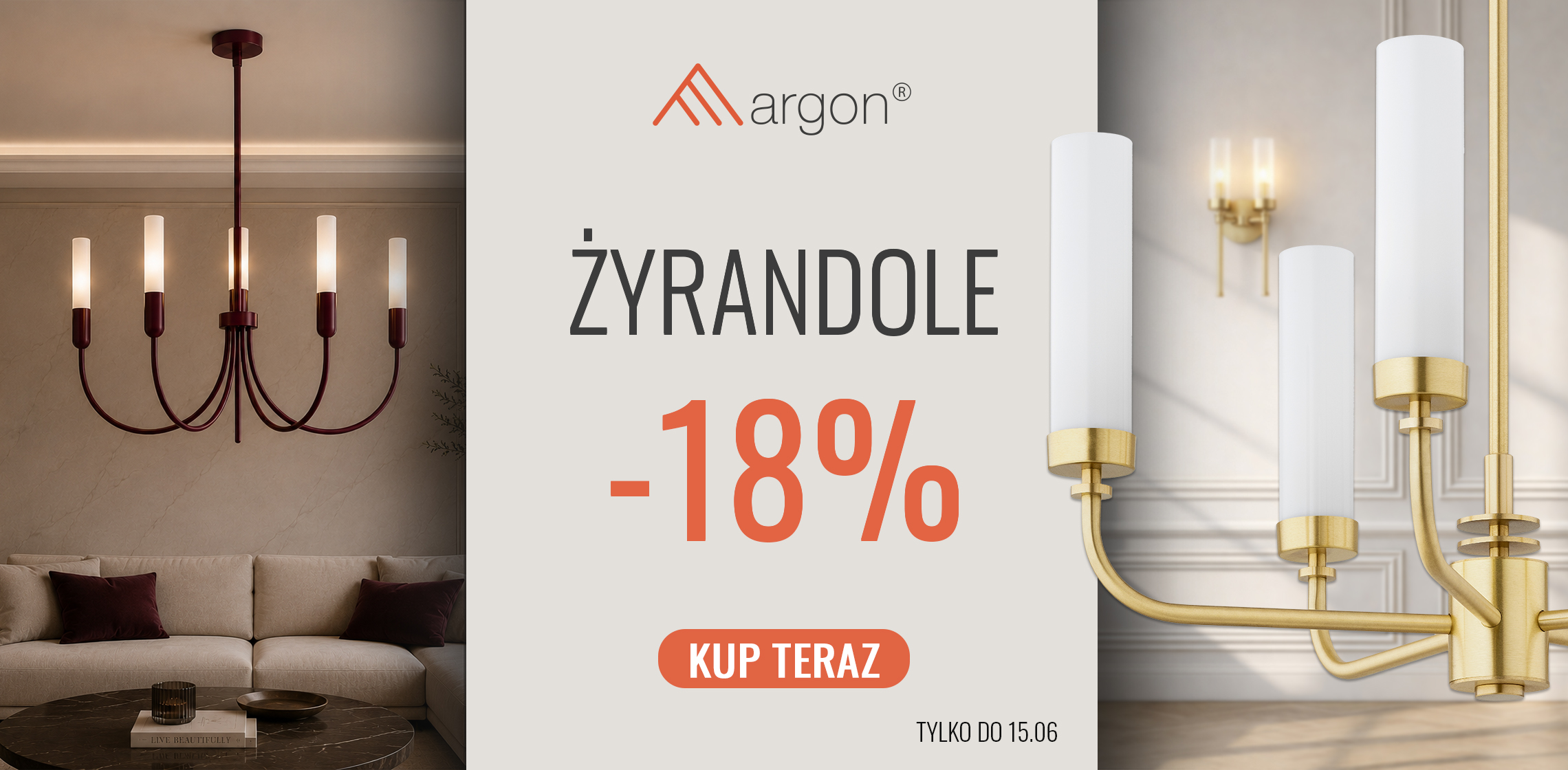 Promo czerwiec żyrandole